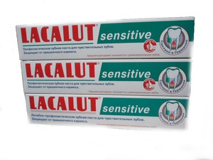 Beschreibung der Zusammensetzung und Eigenschaften der Zahnpasta Lakalut Sensitive